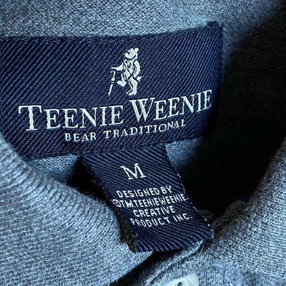 Teenie Weenie Bear Gray Polo Shirt - Picture 3 of 4